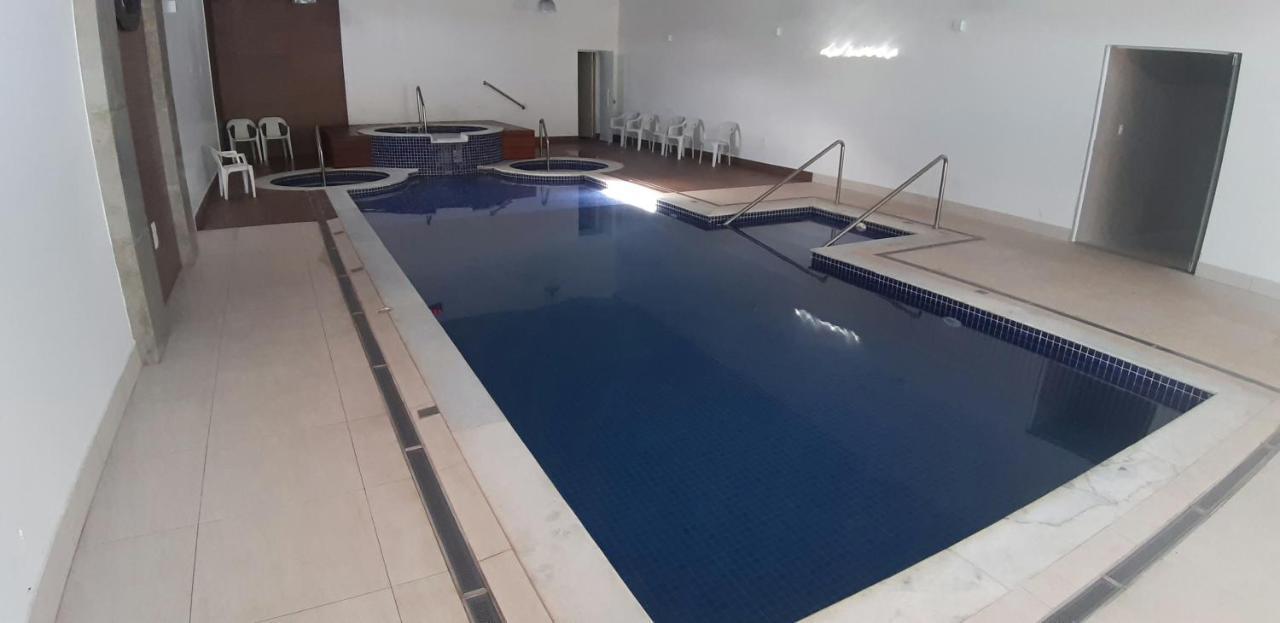 Flat no Apart-Hotel Cavalinho Branco com Piscina aquecida 1D8 Águas de Lindoia Exterior foto